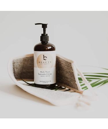 Organic Lavender Citrus Body Wash for Sensitive Skin - All Natural Shower Gel for Women, Men & Kids - 16 Fl Oz Pump Bottle - Buy Online on GoSupps.com