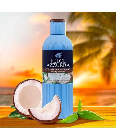 Felce Azzurra Coconut and Bamboo Body Wash - 22 oz - Hydrating and Revitalizing Shower Gel for All Skin Types - Buy Online on GoSupps.com