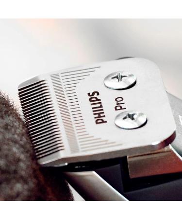 Philips HC5100/13 Hair Clippers for Men - Professional Grade Beard Trimmer with Adjustable Blades Grades 0-4, Corded UK Plug, Black/Silver - Buy Online on GoSupps.com
