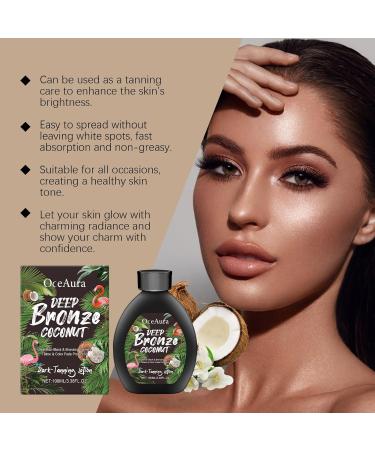 Coconut Tanning Lotion Summer Sunless Tanning Bronze Wheat Moisturizing Even Skin Tone Tanning Lotion - Buy Online on GoSupps.com