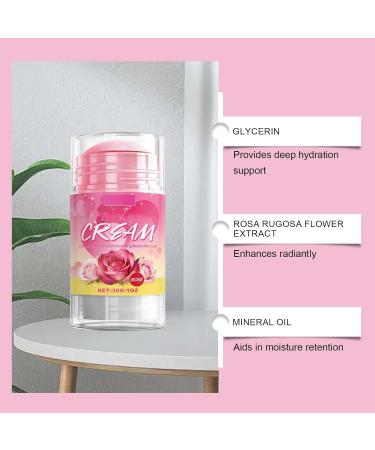  XUSHAOLUN Set of 4 rose-scented skincare sticks for women - Anti-aging brightening - Rose-enriched skincare cream - Gentle and moisturizing day cream for smoother skin - Moisturizing cream - Buy Online on GoSupps.com
