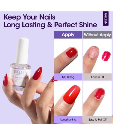 Buy Gellen Nail Dehydrator 15ml - Acid-Free Base Varnish for Acrylic & Gel Nails | Prevent Lifting Perfect for Home Salon Use - Buy Online on GoSupps.com