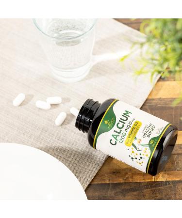 Nature's Calcium 1200mg + 1600 IU Vitamin D3 - Bone & Immune Support - 180 Tablets - Buy Online on GoSupps.com