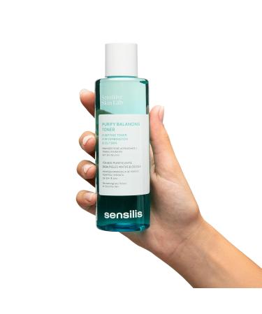 Sensilis Purify Balancing Toner | Hydrating Facial Water with Hyaluronic Acid & Zinc | Minimizes Pores & Regulates Oil - 200 ml - Buy Online on GoSupps.com