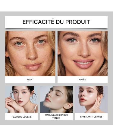 Le Correcteur pour Femmes Correcteur Fond de Teint R sistant l'Eau Contour des Yeux | Tenue Longue Dur e Anti-Transpiration L ger pour Retouches Quotidiennes - Buy Online on GoSupps.com