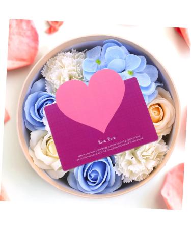 Housoutil 3 Boxes Preserved Flower Decoration Mothers Soap Flowers Gift Artificial Soap Flowers Soap Rose Flower Petals Rose Soap Flowers Christmas Decorations Fragrance 16.2X16.2X8.2CMx3pcs Bluex3pcs - Buy Online on GoSupps.com