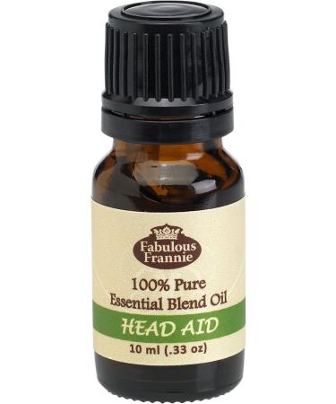Fabulous Frannie Head Aid Pure Essential Oil Blend Made with Lavender Peppermint and Frankincense 10ml