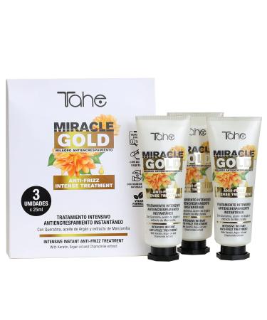 Tahe Miracle Gold Instant Frizz Control Intensive Treatment 3 x 25ml
