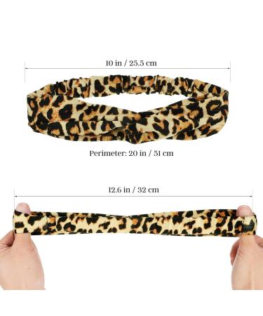 Beaupretty Leopard Print Headbands | Elastic Hair Wraps & Turbans for Women & Girls - Stylish & Comfortable - Buy Online on GoSupps.com