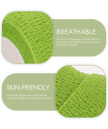 Mipcase Scar Tape - 3 Rolls Self-Adherent Flex Wrap for Sprains & Dog Paws - Breathable Green International Shipping - Buy Online on GoSupps.com