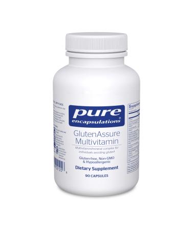 Pure Encapsulations GlutenAssure Multivitamin | Gluten Free Nutritional Support for Men and Women Avoiding Gluten | 90 Capsules