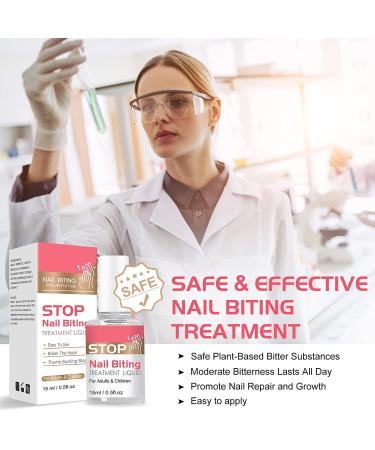 Stop Thumb Sucking & Nail Biting - Child-Friendly Nail Polish Treatment | Bitter Taste | Safe & Effective | Easy Application - 15ML - Buy Online on GoSupps.com