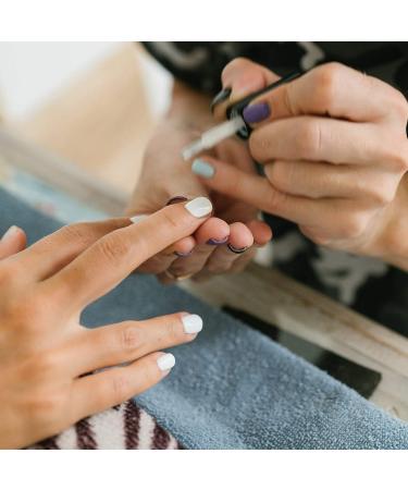 400pcs Allstarry Children Fake Nail Tips Acrylic White Short Full Cover - Perfect for Kids and Little Girls - Buy Online on GoSupps.com