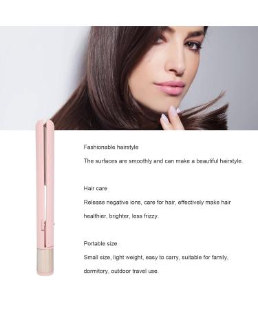 Buy Mini Hair Straightener Even Heating Versatile Styles Compact & Portable Perfect for Women & Men - Pink - Buy Online on GoSupps.com