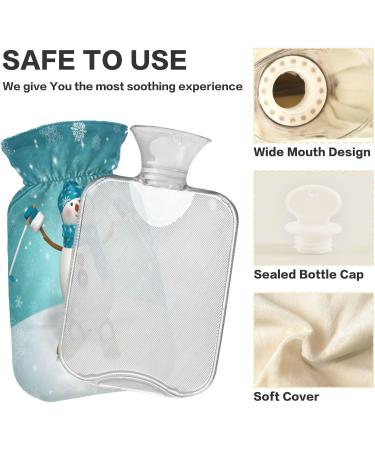 Snowman Christmas Heat Bottle - 2L Water Bag for Pain Relief | Warm Neck & Shoulder Comfort - Buy Online on GoSupps.com