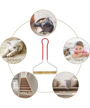 Molain Pet Hair Remover | Cat & Dog Hair Remover for Furniture | Effective & Easy to Use (Black+Red) - Buy Online on GoSupps.com