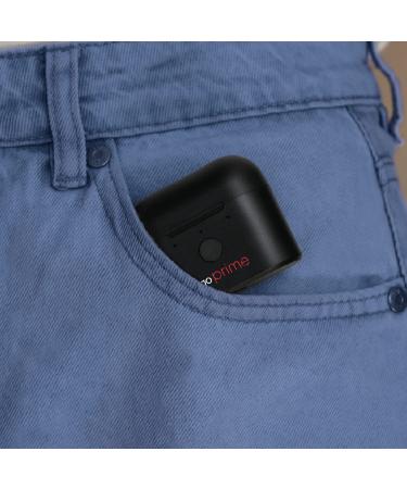 Go Prime Digital Hearing Aids - In-the-Ear Rechargeable for Seniors & Adults | Noise Reduction & Comfortable Fit | Includes Rechargeable Case (Black) - Buy Online on GoSupps.com