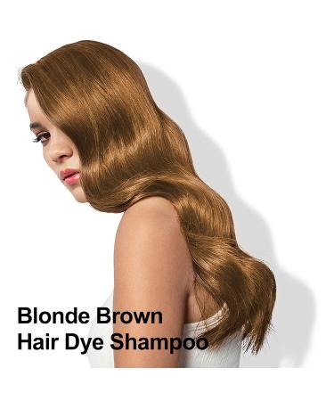 Buy 3 in 1 Blonde Brown Hair Dye Shampoo | Semi-Permanent 16.9 FL Oz | Lasts 30 Days | International Shipping Available - Buy Online on GoSupps.com