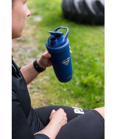 Smartshake Justice League 900ml Stainless Steel Shaker Bottle - DC Comics Superman Design | Leakproof & BPA-Free Protein Shaker for Gym & Sports - Buy Online on GoSupps.com