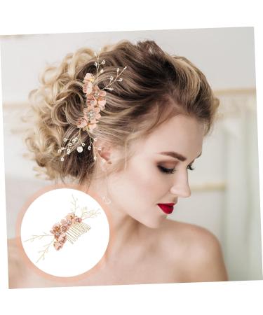 WOFASHPURET Flower Hair Comb Women's Hair Clips Hair Barrette for Women Decor Tiara Fairy Jewelry for Women Rhinestone Hair Accessories Side Hair Comb Hair Styling Accessories Small and Fresh - Buy Online on GoSupps.com
