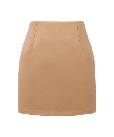 Short Skirt Elegant Floral A-Line Boho Skirts Long Extended Button Skirt Long Printed Skirt Ladies Winter Skirt A XXL