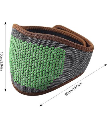 Raxove Magnetic Heating Neck Wrap | Portable Support for Fatigue Relief | Warm Unisex Neck & Shoulder Protection - Black & Green Dot - Buy Online on GoSupps.com