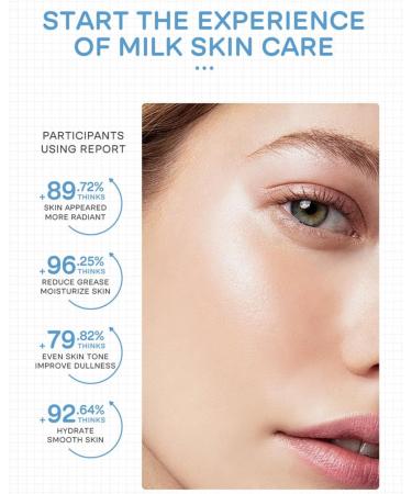 Milk Skin Care Gift Set for Teen Girls 5Pcs Deep Moisturizing Daily Facial Treatment with Cleanser Cream Sunscreen Eye Cream Face Cream - Buy Online on GoSupps.com