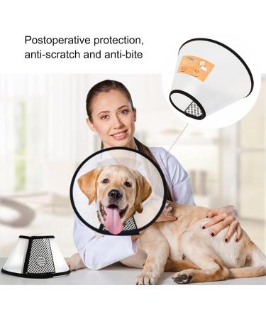Adjustable Pet Cone Collar for Large Dogs | Lightweight Elizabethan Protective Collar (43.5-50CM) - Shop Now! - Buy Online on GoSupps.com