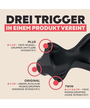 TMX Para-Back Triggers | Double Acupressure Trigger for Back Pain Relief | Made in Germany - Self-Treatment for Thoracic & Lumbar Spine Tension - Buy Online on GoSupps.com