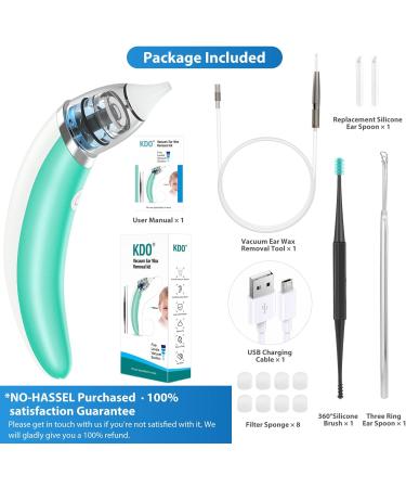 Electric Ear Wax Remover Kit | Strong Suction Ear Dryer for Swimmers & Hearing Aid Users | 5 Levels | Kids & Adults - Buy Online on GoSupps.com