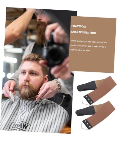 FRCOLOR 6 STK Razor Sharpener & Cloth Knife for Hair Removal - Double-Sided Leather Bar Stainless Steel 46.5x6cm - Multi-Color Set (3 Pcs) - Buy Online on GoSupps.com