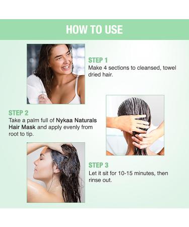 Nykaa Naturals Amla & Curry Leaves Hair Mask - 6.76 oz | Promotes Hair Growth & Nourishes Thin Hair | Safe for Colored Hair - Buy Online on GoSupps.com