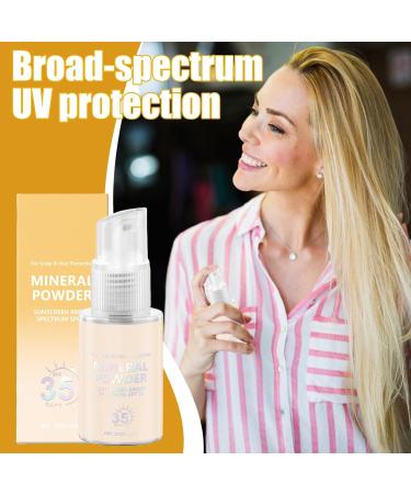  G n rique Sunscreen Powders UV Protection No-Greasy Scalp with Lightweight Formula Skin Care Setting Powder Makeup for Travel Hair Beach Outdoor Workplace Use 35g - Buy Online on GoSupps.com