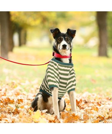 12-Piece Striped Dog T-Shirt Set for Small Dogs - Soft & Breathable Apparel for Pets (Large) - Buy Online on GoSupps.com
