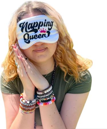 Napping Queen Eye Mask: Funny Gift for Her on Mother's Day or Birthday - Buy Online on GoSupps.com