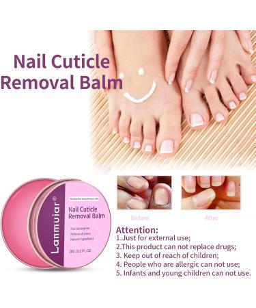 Cuticle Removal Cream 20g Cuticle Removal for Smooth & Moisturize Nails Instant Cuticle Remover Hand Nail Cream Natural Nail Strengthener Nail Care Balm for Nail Repair Growth - Buy Online on GoSupps.com