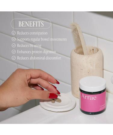 Arrae Constipation Relief - Fast-Acting Natural Colon Cleanse & Digestive Detox Capsules for Bloating Relief & Gut Health (45 Count - Buy Online on GoSupps.com