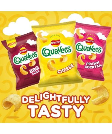 Walkers Quavers Variety Snacks 20X16g Walkers Crips Under 100 Calories 20 Flavors Cheese Prawn Cocktail BBQ Sauce Potato Snack - Buy Online on GoSupps.com