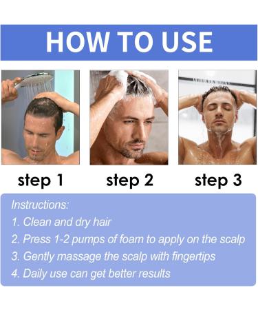 KOAHDE Hair Regrowth Foam for Men Hair Regrowth Spray Foam Hair Growth Foam Anti Hair Loss Foam Thinning Hair Foam for Men Hair Regrowth Treatment for Men Hair Growth Serum for Men Hair Loss Serum - Buy Online on GoSupps.com