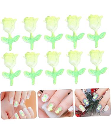 FOYTOKI Nail Art Accessories Resin Nail Tulip Charm for nail gems charms for nails 3d three-dimensional Acrylic Nail Art Flowers Nail Asssories 0.5x1x0.3cm As Shown1 - Buy Online on GoSupps.com