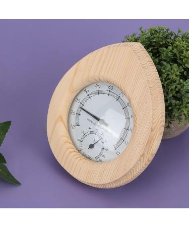 Sauna Thermometer - Drop-Shaped 2-in-1 Wood Thermo-Hygrometer Thermometer Hygrometer Steam Room Sauna Room Accessories - Buy Online on GoSupps.com