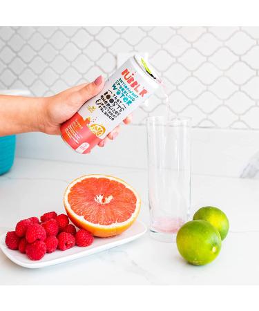 BUBBL'R Twisted Elix'r Antioxidant Sparkling Water with Natural Caffeine - 0g Sugar, Gluten Free, All Natural Flavors - 12 Fl Oz Cans, 12 Pack - Buy Online on GoSupps.com
