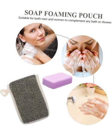 Hemoton 12 Pcs Black Linen Soap Soap Foaming Pouch Exfoliating Soap Soap Storage Net Soap Maker Bathing Soap Storage for Soap - Buy Online on GoSupps.com
