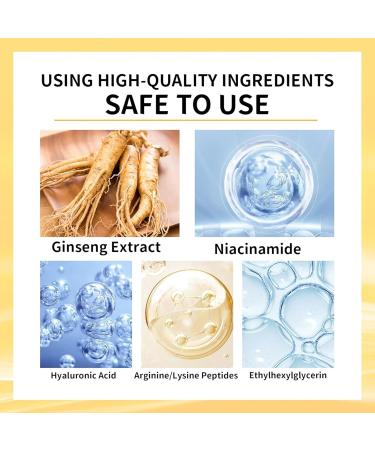 Gold Ginseng Face Serums Ginseng Polypeptide Anti-Ageing Essence Ginseng Face Oils and Serums Ginseng Serum Gold Ginseng Anti-Wrinkle Facial Serum Ginseng Essence Water Anti-Wrinkle Serums - Buy Online on GoSupps.com
