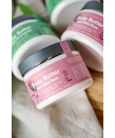 Urtekram Body Butter with Soft Wild Rose - Vegan & Organic 150 ml | Nourish Your Skin | International Shipping Available - Buy Online on GoSupps.com