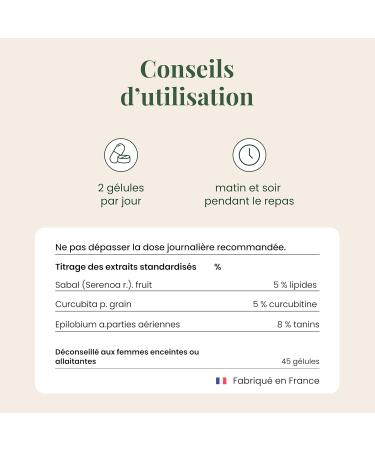 SFB Laboratoires - Prostate Complex - Urinary Disorders - 45 capsules - Buy Online on GoSupps.com