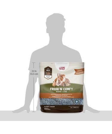 Living World 61267 Fresh 'N Comfy Bedding 50L (3050-Cubic Inch) Blue 50 l (Pack of 1) Bedding Blue - Buy Online on GoSupps.com