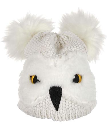 Harry Potter Hedwig Owl Pom Knit Beanie Hat for Toddlers - Officially Licensed Kids Winter Cap - Buy Online on GoSupps.com