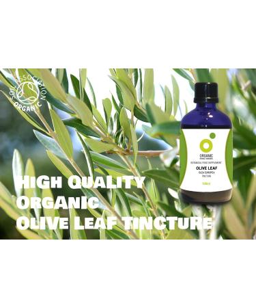 100ml Organic Olive Leaf Tincture - Herbal Remedies for Wellness - Buy Online on GoSupps.com