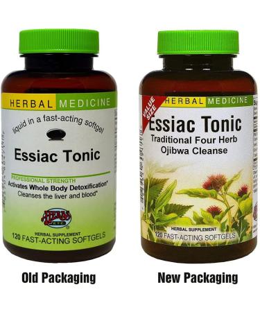 Essiac Tonic by Herbs Etc. - 120 Fast-Acting Softgels for Wellness - Buy Online on GoSupps.com